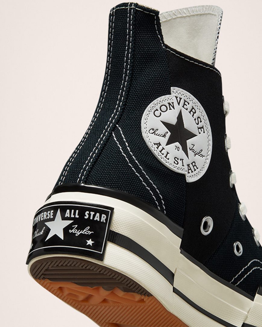 Women's Converse Chuck 70 Plus High Top Shoes Black | AU 56C13B